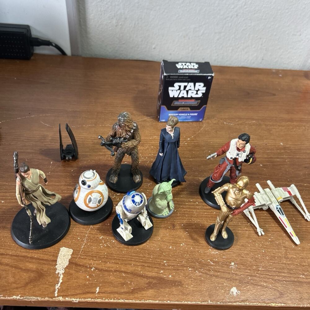 Star Wars Parks Cake Toppers PVC Action Figures Lot